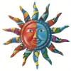 1pc, Creative Metal Sun Wall Decor, Metal Wall Art Decorative Pendant, Scene Decor, Home Decor, Wedding Decor, Holiday Decor, Party Decor, Celebration