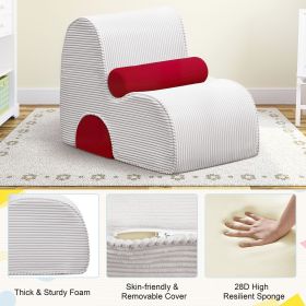 Kid's Sponge Chair,Soft 28D Sponge Core,Skin-Friendly Dutch Velvet Fabric