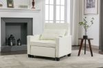 Futon Chair Bed Convertible Chair 3-in-1 Pull Out Sleeper Chair Beds with USB Ports,Wear-resistant and Anti-scratch