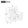 35" Modern Living Room Armchair Linen Upholstered Couch Furniture for Home or Office ,Light Grey,(1-Seat,Old Sku:WF288517AAR)