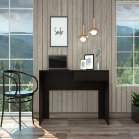 Computer Desk Harrisburg, One Drawer, Black Wengue Finish