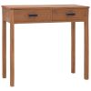 Office Desk 31.9"x15.7"x29.5" Solid Teak Wood