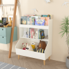 Toy Storage Organizer, Kids Bookshelf and Toy Storage with Legs, Multifunctional Storage Organizer, Children Bookcase for Kids Room, Living Room