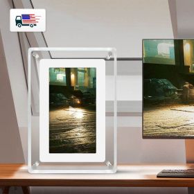 7-inch Digital Picture Frame,Acrylic Video Frame with Auto Rotate Playback, 2GB Internal Memory and 1500mAh Battery, Supports 1024 * 600 Resolution, I