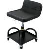 VEVOR Rolling Garage Stool, 300LBS Capacity, Adjustable Height from 15.7 in to 20.5 in, Mechanic Seat with 360-degree Swivel Wheels and Tool Tray, for