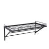VEVOR Pot Rack Wall Mounted, 24 inch Pot and Pan Hanging Rack, Pot and Pan Hanger with 12 S Hooks, 55 lbs Loading Weight, Ideal for Pans, Utensils, Co