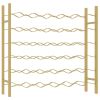 Wine Rack for 36 Bottles Gold Metal