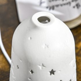100ml Ultrasonic Aromatherapy Diffuser, Essential Oils Humidifier with Ceramic Cover, 7 Colors LED Lights, Timer