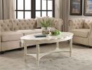 Fordon French Antique White Finish Coffee Table