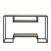 Idella Rustic Oak & Black Finish Sofa Table