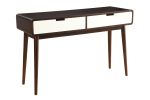 Christa White & Espresso Finish Sofa Table