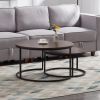 Nesting Round Coffee Table Set of 2-piece