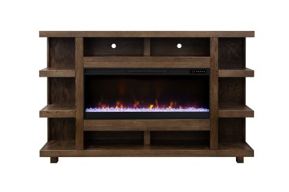 Laurel Canyon 72 inch Fireplace Mantel, Minimal Assembly, Oak Bourbon Finish