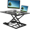 Adjustable Height Standing Desk, Ergonomic Rising Computer Table, Foldable Desk, Portable and Easy to Move