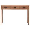 Office Desk 43.3"x15.7"x29.5" Solid Teak Wood