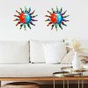 1pc, Creative Metal Sun Wall Decor, Metal Wall Art Decorative Pendant, Scene Decor, Home Decor, Wedding Decor, Holiday Decor, Party Decor, Celebration