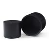 Round Coffee Table Set of 2, Nesting Coffee Tables for MDF with veneer .for living room,office,bedroom,Natural, 4Colors BLACK