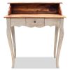 Writing Desk Solid Mahogany Wood 31.5"x15.7"x36.2"