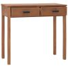 Office Desk 31.9"x15.7"x29.5" Solid Teak Wood