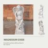 31.3"  Tall Magnesium Oxide Sculpture Lifelike Angel Design for Garden and Home Dcor