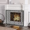 38 x 31 Inch Single Panel Fireplace Screen