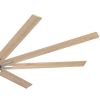 84" Brushed Nickel Lowe Profile Ceiling Fan with Light