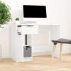 Desk White 39.4"x19.7"x29.5" Engineered Wood