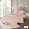3-Piece Tufted Cotton Chenille Medallion Comforter Set