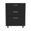 Penny Storage Cabinet, Three Drawers , Four Casters