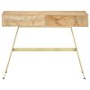 Writing Desk with Drawers 39.4"x21.7"x29.5" Solid Mango Wood