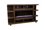 Laurel Canyon 72 inch Fireplace Mantel, Minimal Assembly, Oak Bourbon Finish