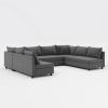 [Video]116*86'' Modular Sectional Sofa,Reversible U Shaped Chenille Couch Set,Free Combination,Minimalist Style Indoor Furniture