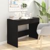 Desk Black 39.8"x19.7"x30.1" Engineered Wood