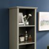 64" Tall Bathroom Storage Cabinet for Small Space, Floor Standing Cabinet for Living Room Bathroom Home Office Kitchen