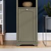 64" Tall Bathroom Storage Cabinet for Small Space, Floor Standing Cabinet for Living Room Bathroom Home Office Kitchen