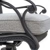 Durable Outdoor Dining Swivel Rockers with Cushions, Set of 2, Sandstorm