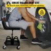 VEVOR Rolling Garage Stool, 300LBS Capacity, Adjustable Height from 15.7 in to 20.5 in, Mechanic Seat with 360-degree Swivel Wheels and Tool Tray, for