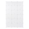 12-Tier Portable 72 Pair Shoe Rack Organizer 36 Grids Tower Shelf Storage Cabinet Stand Expandable for Heels, Boots, Slippers, White RT