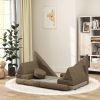 Qaba Modular Kids Play Couch, 12 Piece Kids Couch for Playroom Bedroom, Convertible Sofa Lounger for Boys & Girls, Khaki