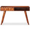Writing Table Solid Sheesham Wood 46.5"x19.7"x29.9"