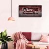 Canvas Wall Art for Living Room,God Knew My Heart Needed You Quote Painting,Canvas Prints Vintage Picture Framed Artwork for Bedroom Couples Home Wall