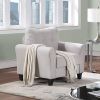 35" Modern Living Room Armchair Linen Upholstered Couch Furniture for Home or Office ,Light Grey,(1-Seat,Old Sku:WF288517AAR)