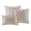 7 Piece Chenille Jacquard Comforter Set