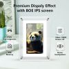 7-inch Digital Picture Frame,Acrylic Video Frame with Auto Rotate Playback, 2GB Internal Memory and 1500mAh Battery, Supports 1024 * 600 Resolution, I