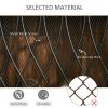 3-Panel Folding Fireplace Screen, Metal Mesh Fire Spark Guard for Wood Burning, 49.5" x 31.5", Black
