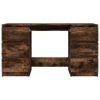 Writing Desk Smoked Oak 55.1"x19.7"x30.3" Engineered Wood