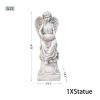 31.3"  Tall Magnesium Oxide Sculpture Lifelike Angel Design for Garden and Home Dcor