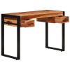 Desk with 2 Drawers 43.3"x19.7"x30.3" Solid Sheesham Wood