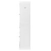 FCH Single Drawer Double Door Storage Cabinet White
