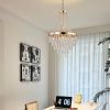 (Same as W1340102274/L5004) Gold Crystal Chandeliers,Large Contemporary Luxury Ceiling Lighting for Living Room Dining Room Bedroom Hallway (Bulbs Not